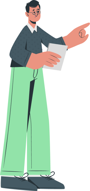 Man waving